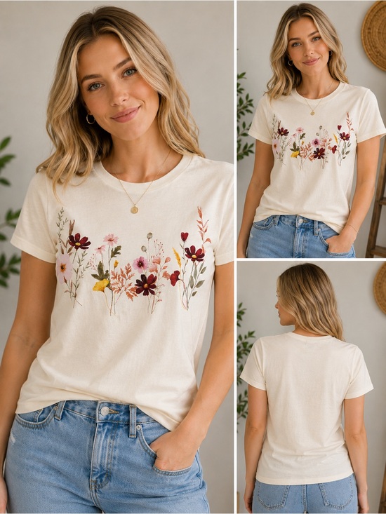 Tops - Zoo + Liv Floral Graphic Tee – NWT